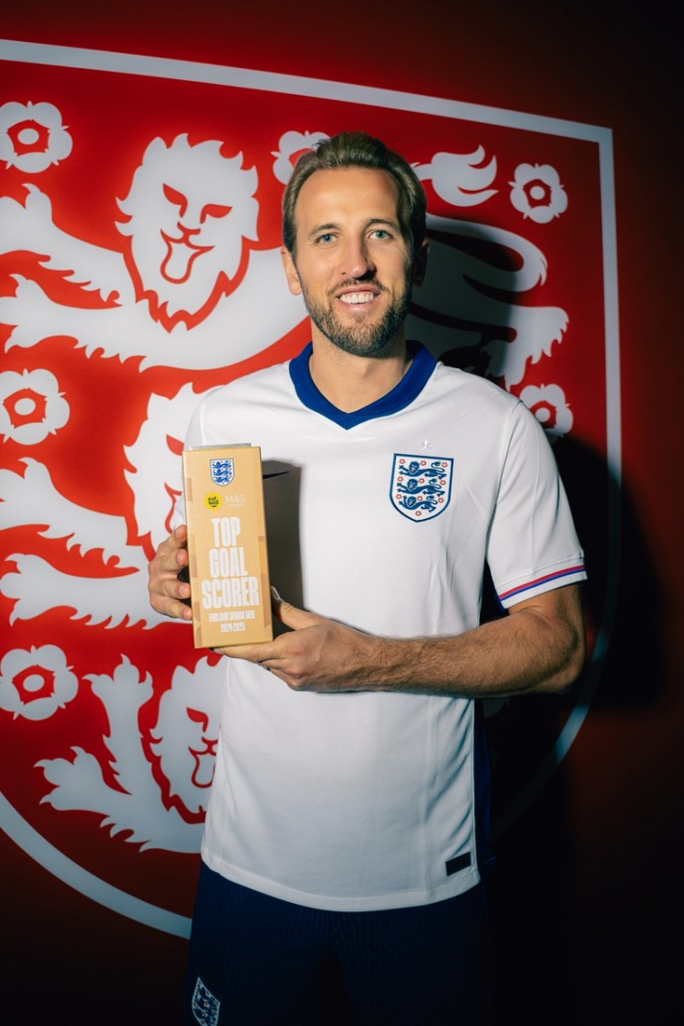 网页版登录入口-连续6年获奖!官方:凯恩当选英格兰队2024-25赛季最佳射手